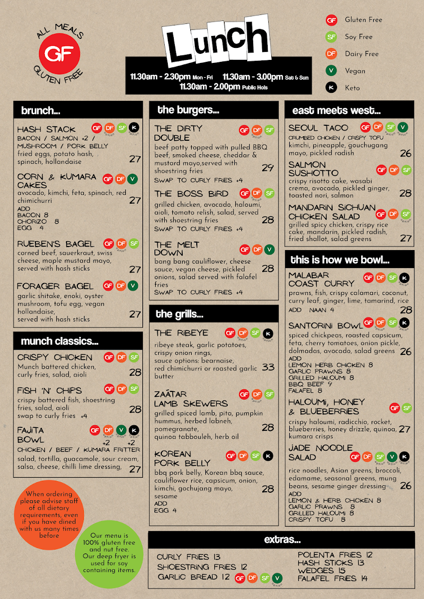 Menu - Munch photo 2