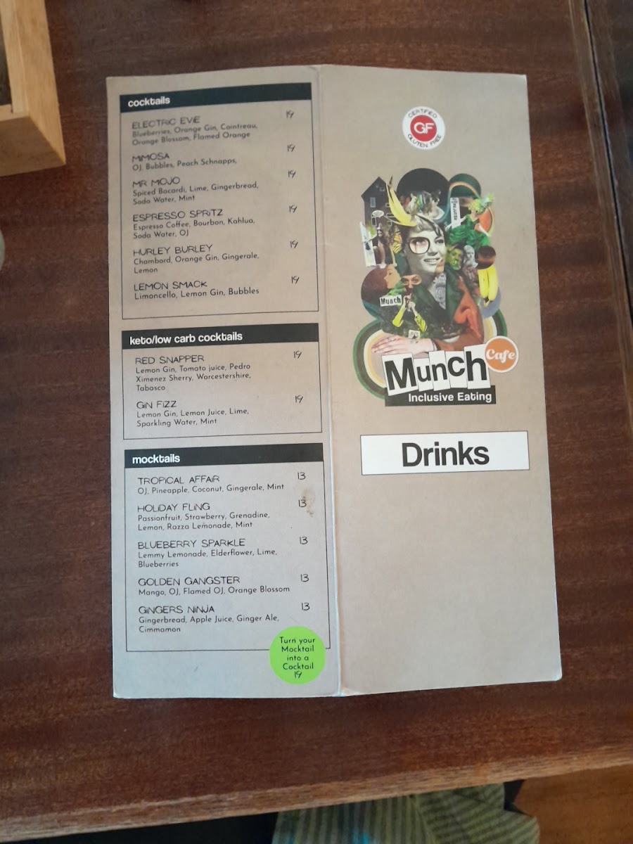 Menu - Munch photo 5